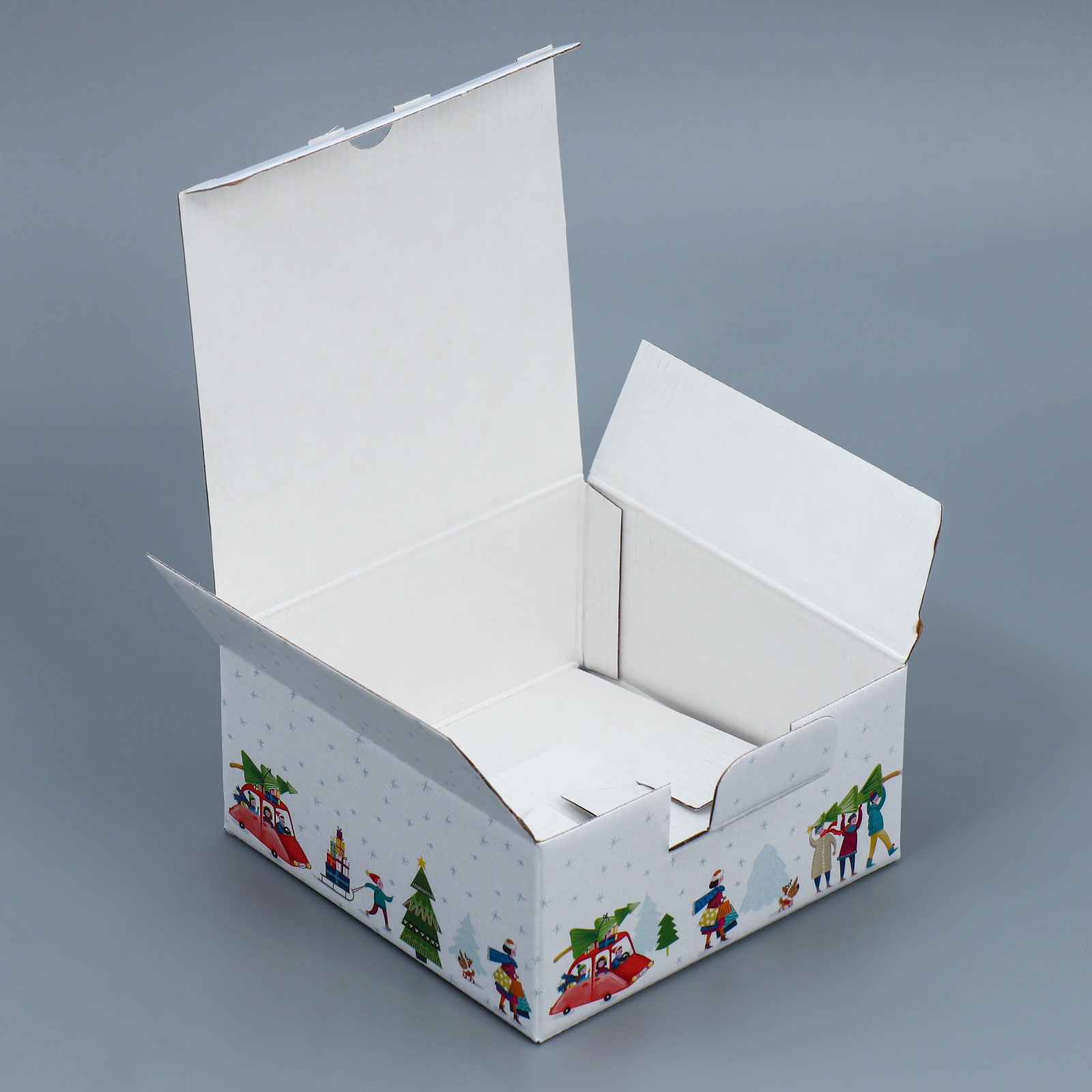 Коробка Дарите Счастье складная «Город». 15×15×7 см - фото 3