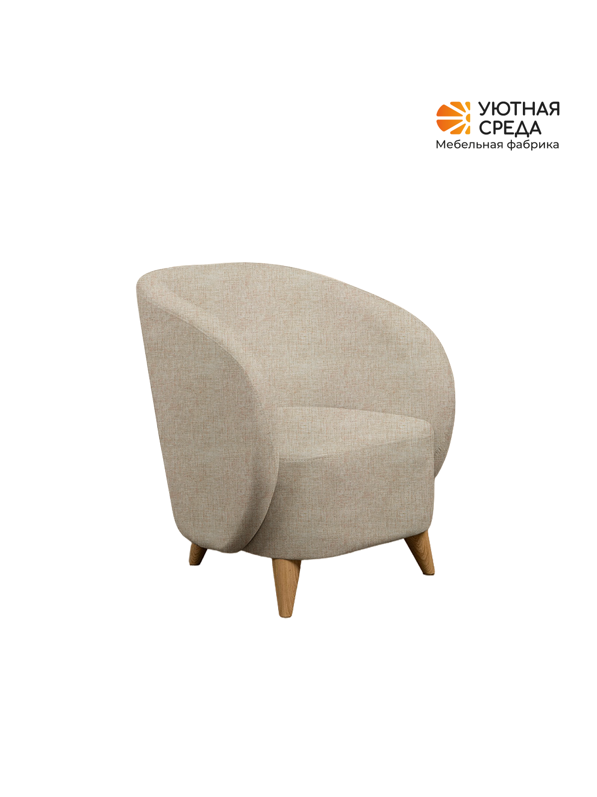 Кресло Уютная среда К300 бежевый - фото 16