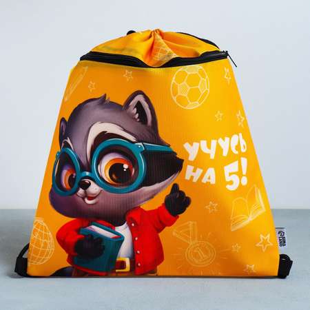 Мешок для обуви ArtFox STUDY Учусь на 5