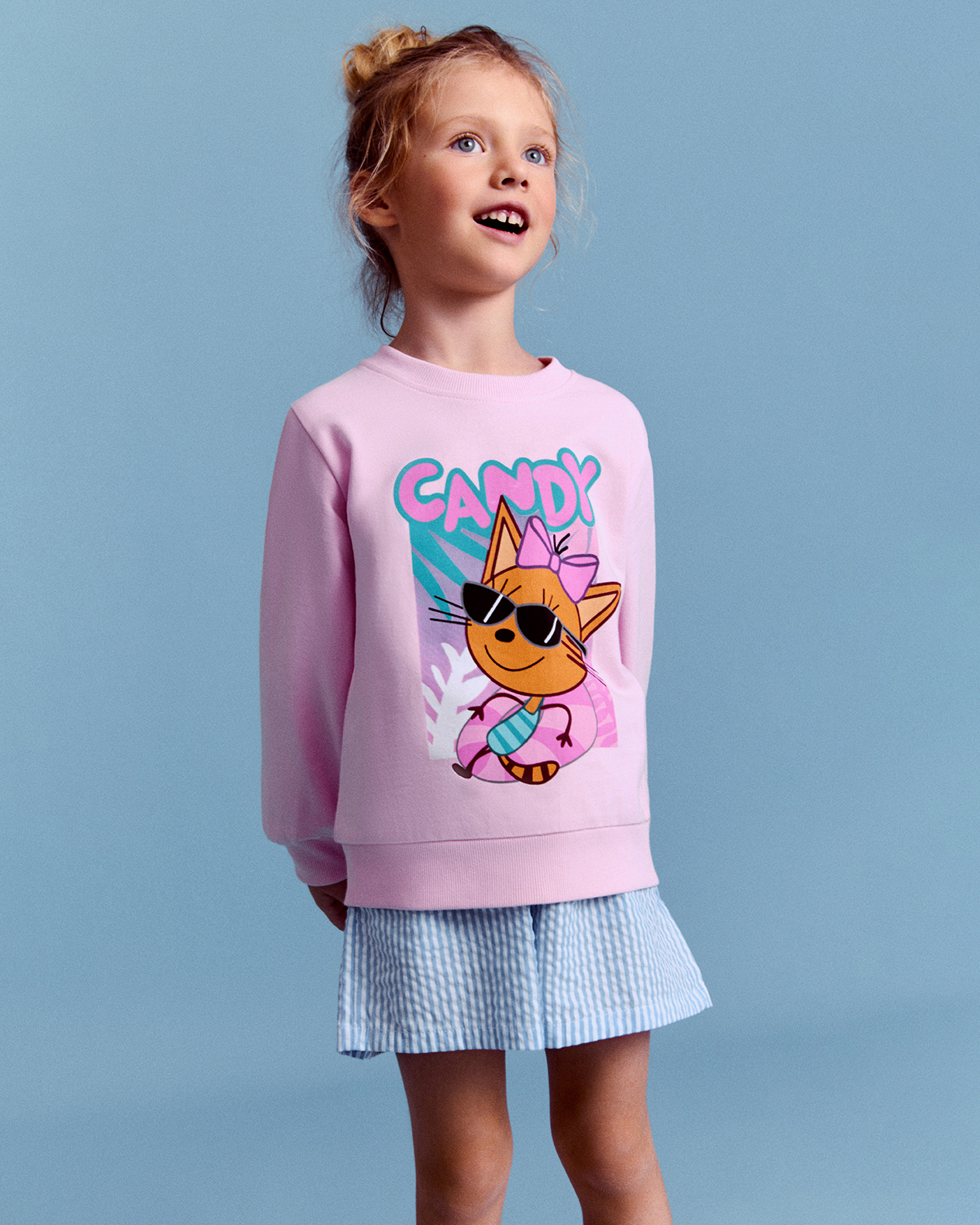 Свитшот Три кота S26LC3ZG 09394kgJJ - фото 1