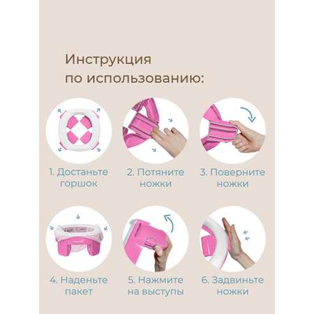 Горшок ROXY-KIDS Дорожный