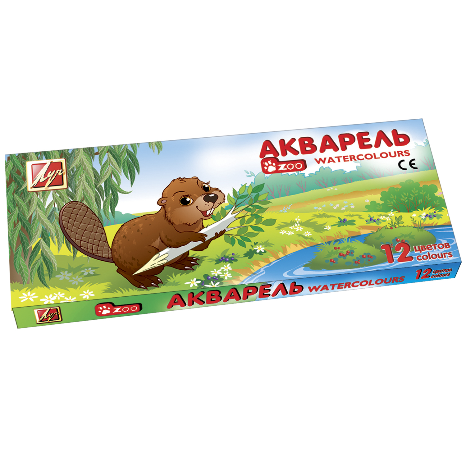 Краски акварель Луч 12 цв. - фото 1