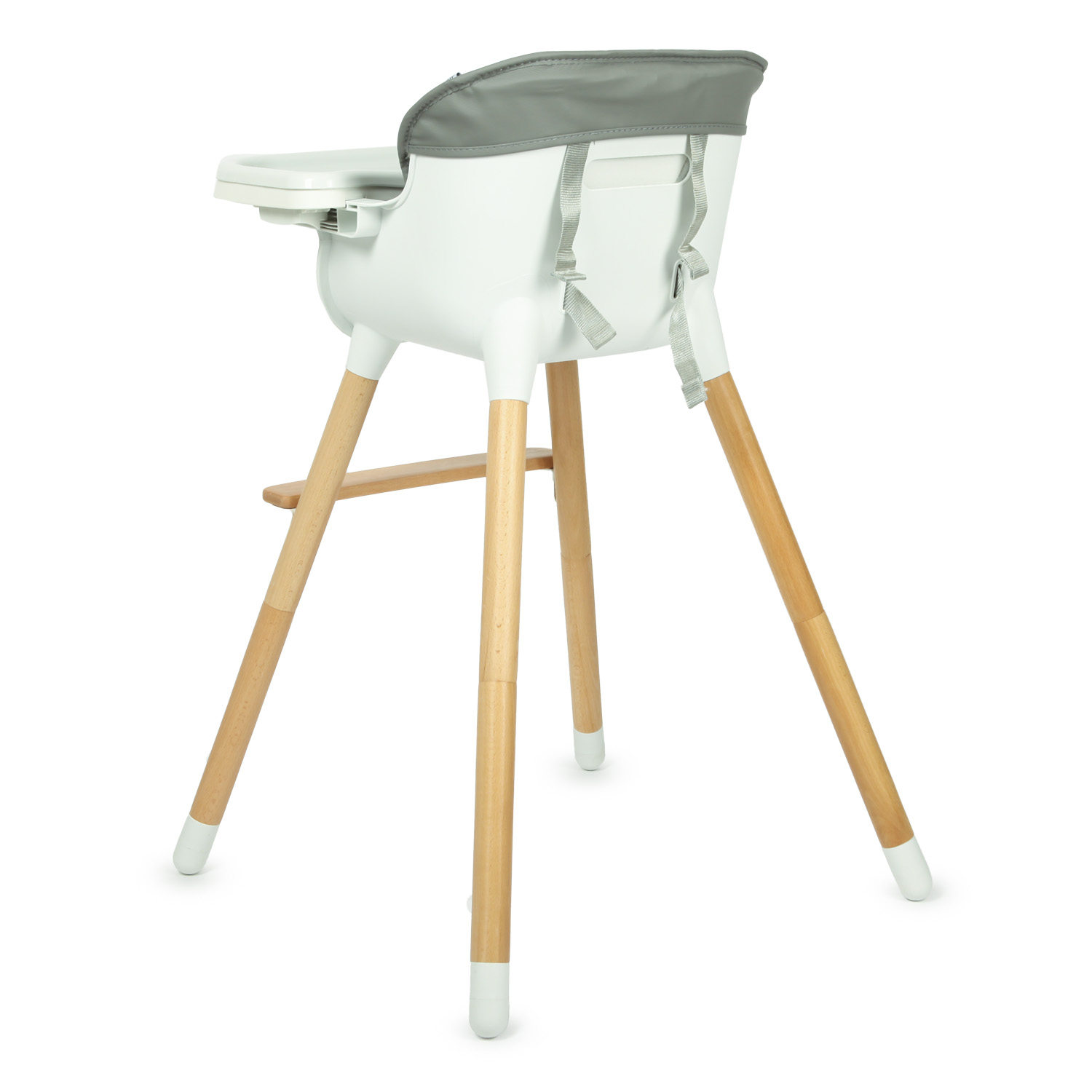 Стульчик для кормления Babyton Woody Grey трансформер - фото 6