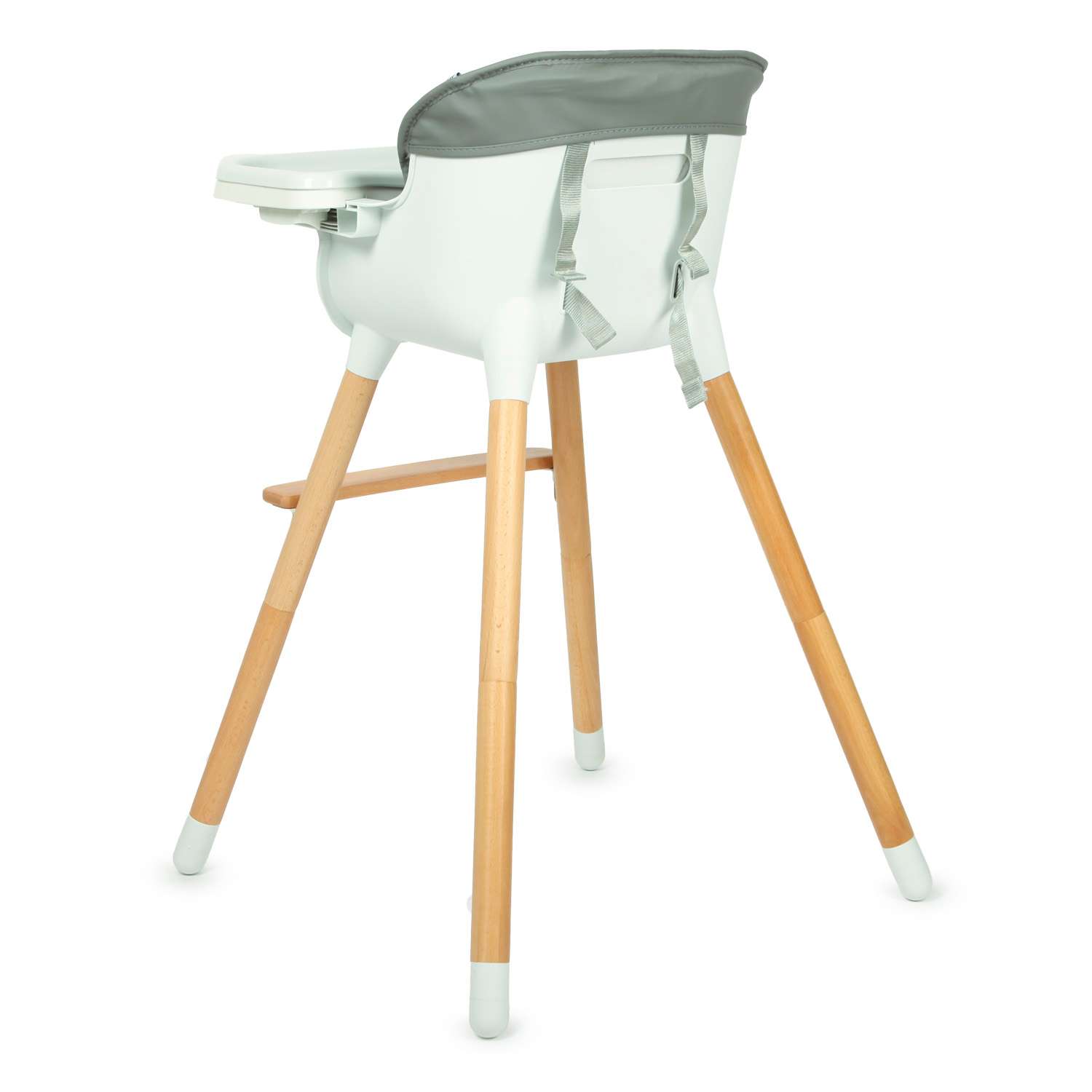 Стульчик для кормления Babyton Woody Grey трансформер - фото 6