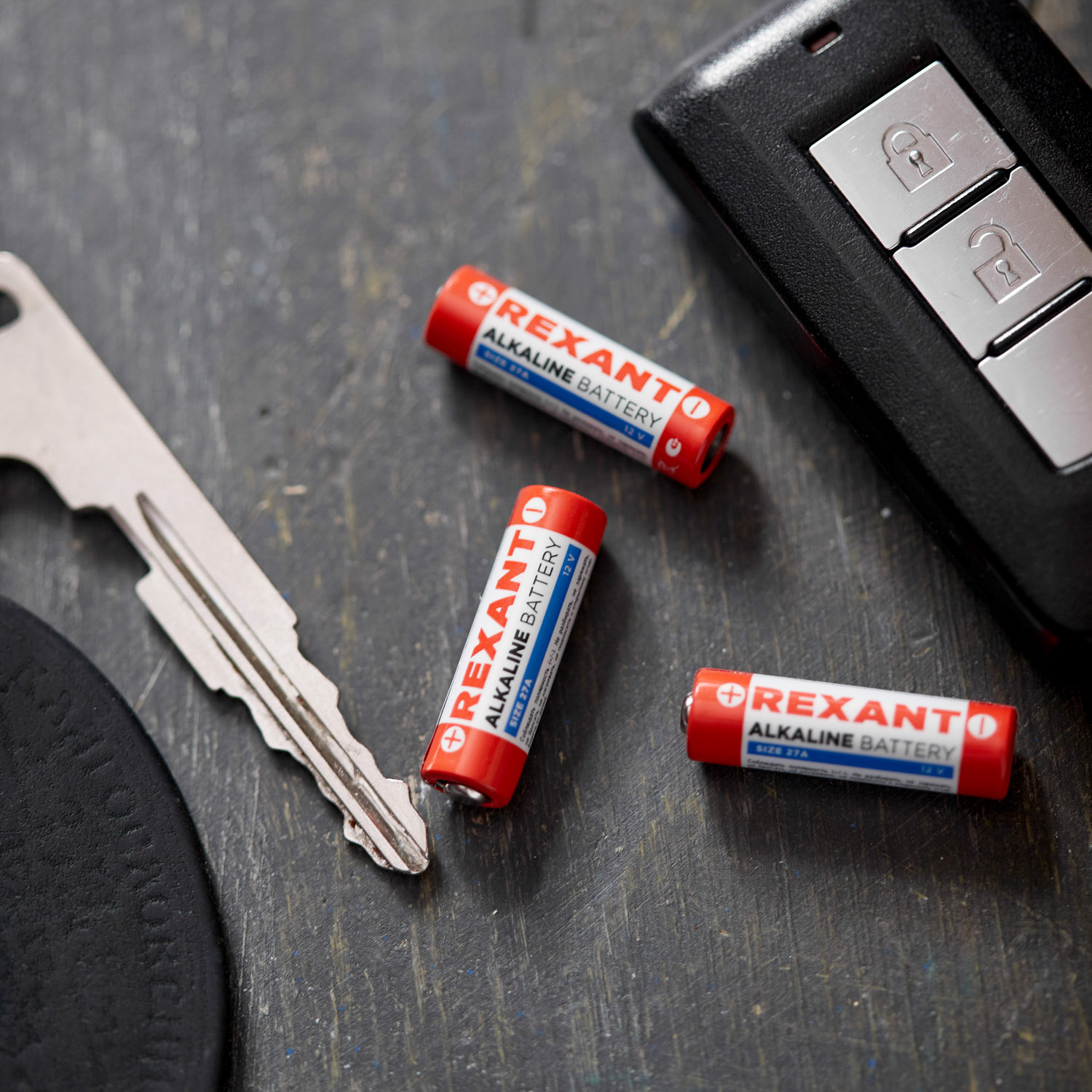 Батарейка REXANT высоковольтная A27 12В 5 штук - фото 3