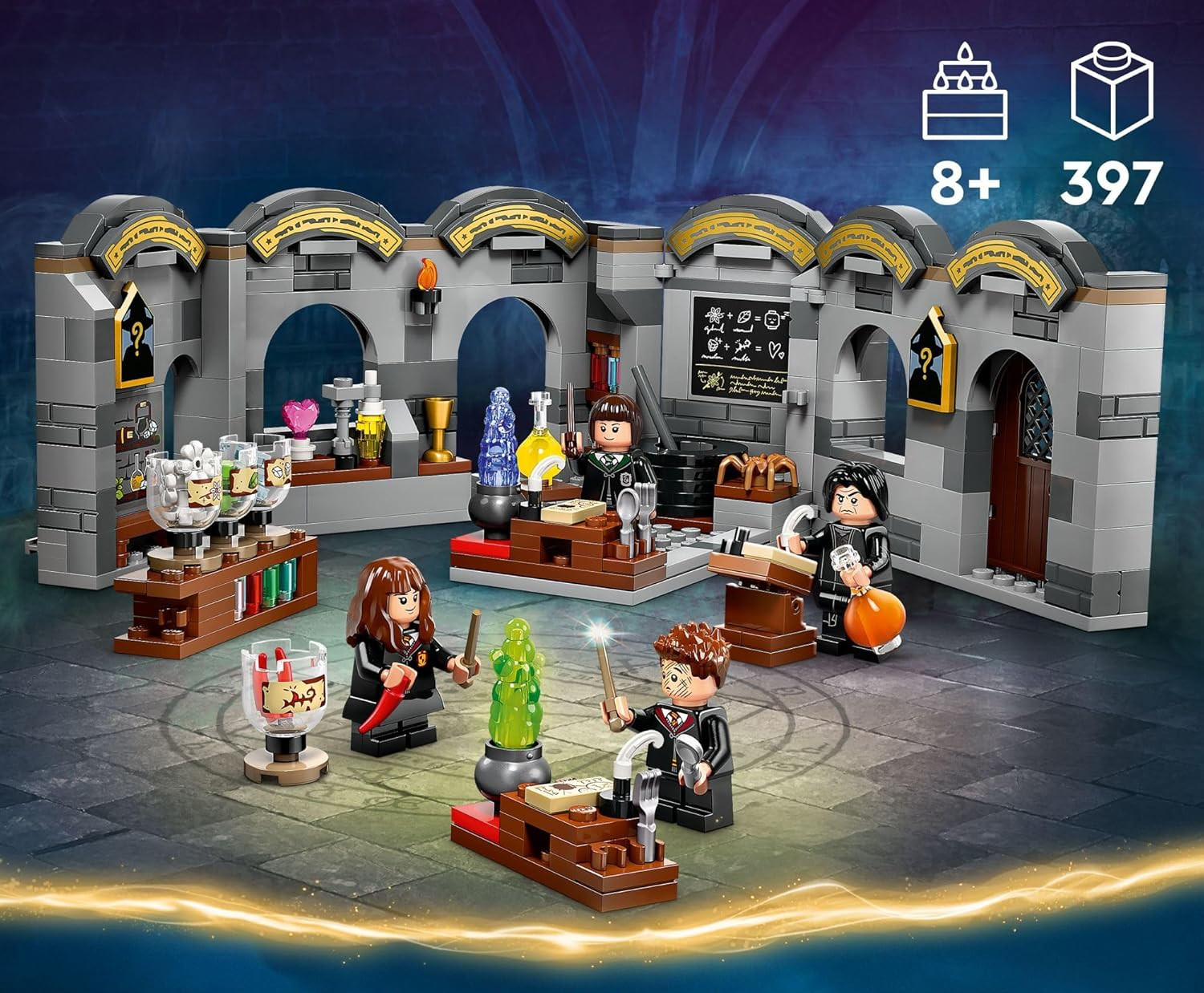 Конструктор LEGO Harry Potter Хогвартс Класс зелий 397 дет. - фото 6