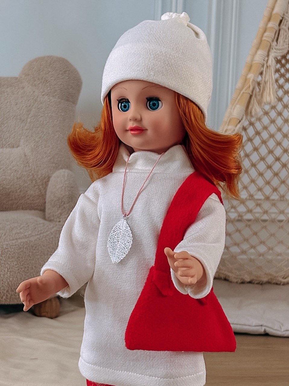 Кукла большая (ростовая) СТРАНА КУКОЛ говорящая Стелла высота 60 см 22-03.3 - фото 24