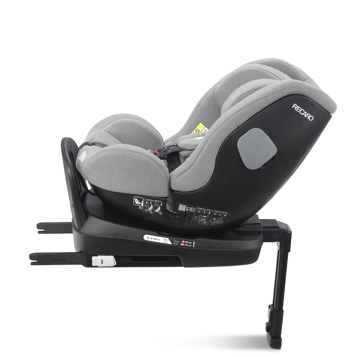 Автокресло Recaro Salia Kid Isofix 0+/1/2 (0-25 кг) серый - фото 11
