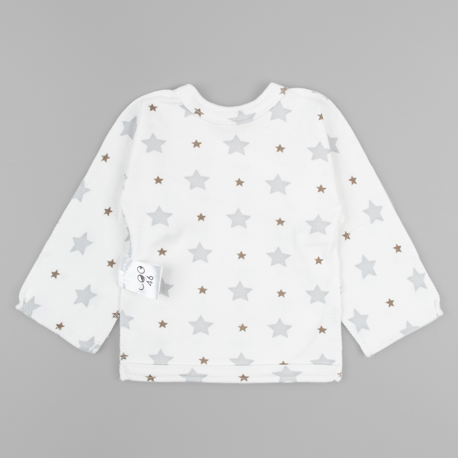 Распашонка 2 шт LEO 1001А-13_белый/голубой - фото 7