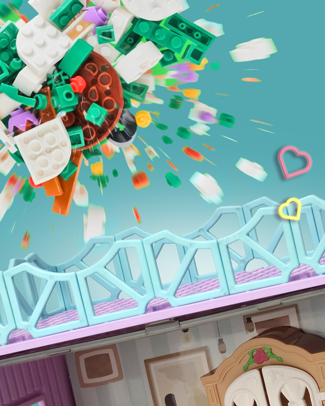 Домик для кукол 1TOY 15 см с мебелью Т26708 - фото 7