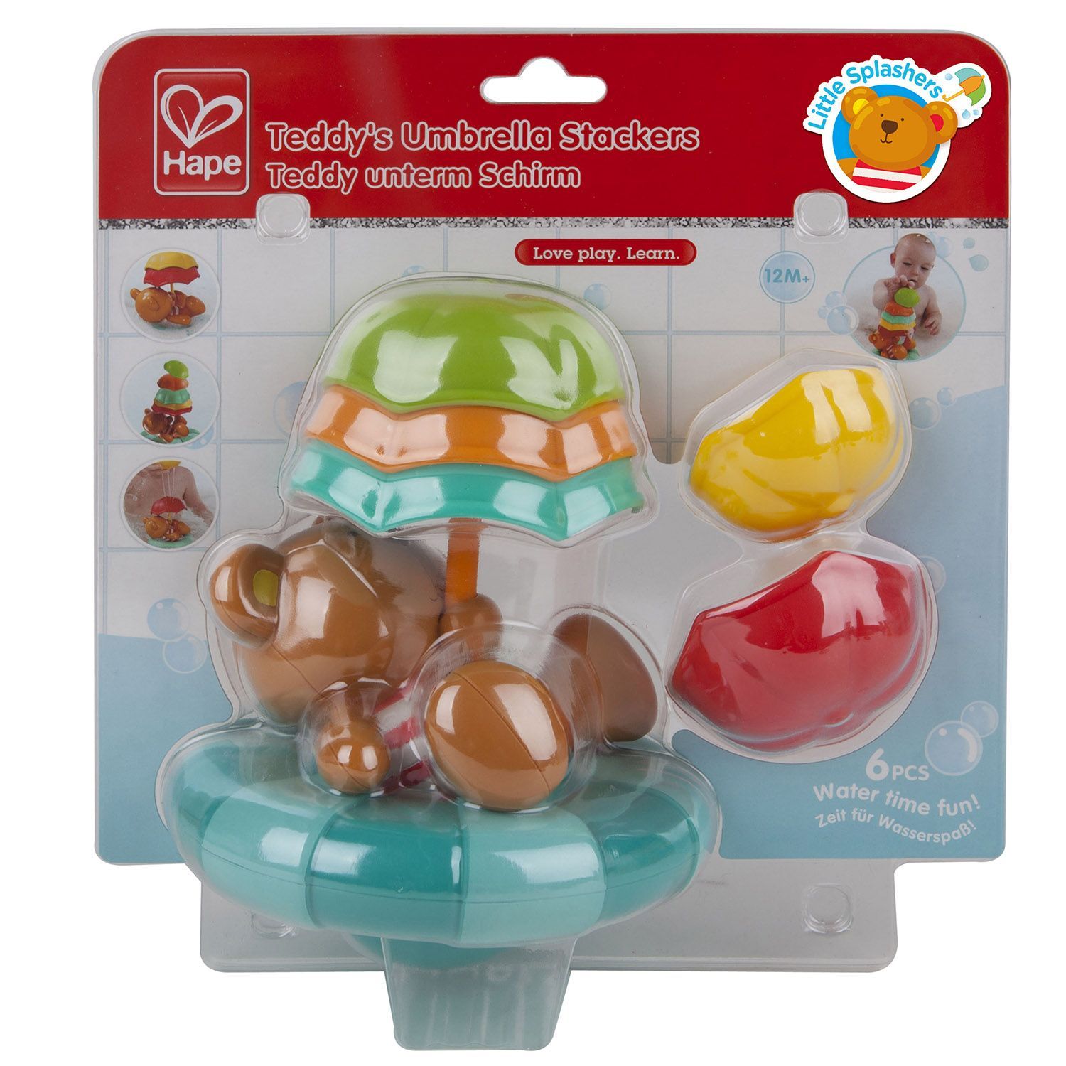 Игрушка Hape Мишка с зонтами - фото 6