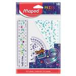 Набор чертёжный MAPED пластик 3 шт.