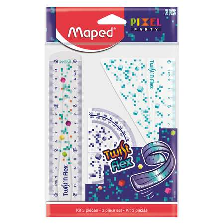 Набор чертёжный MAPED пластик 3 шт.