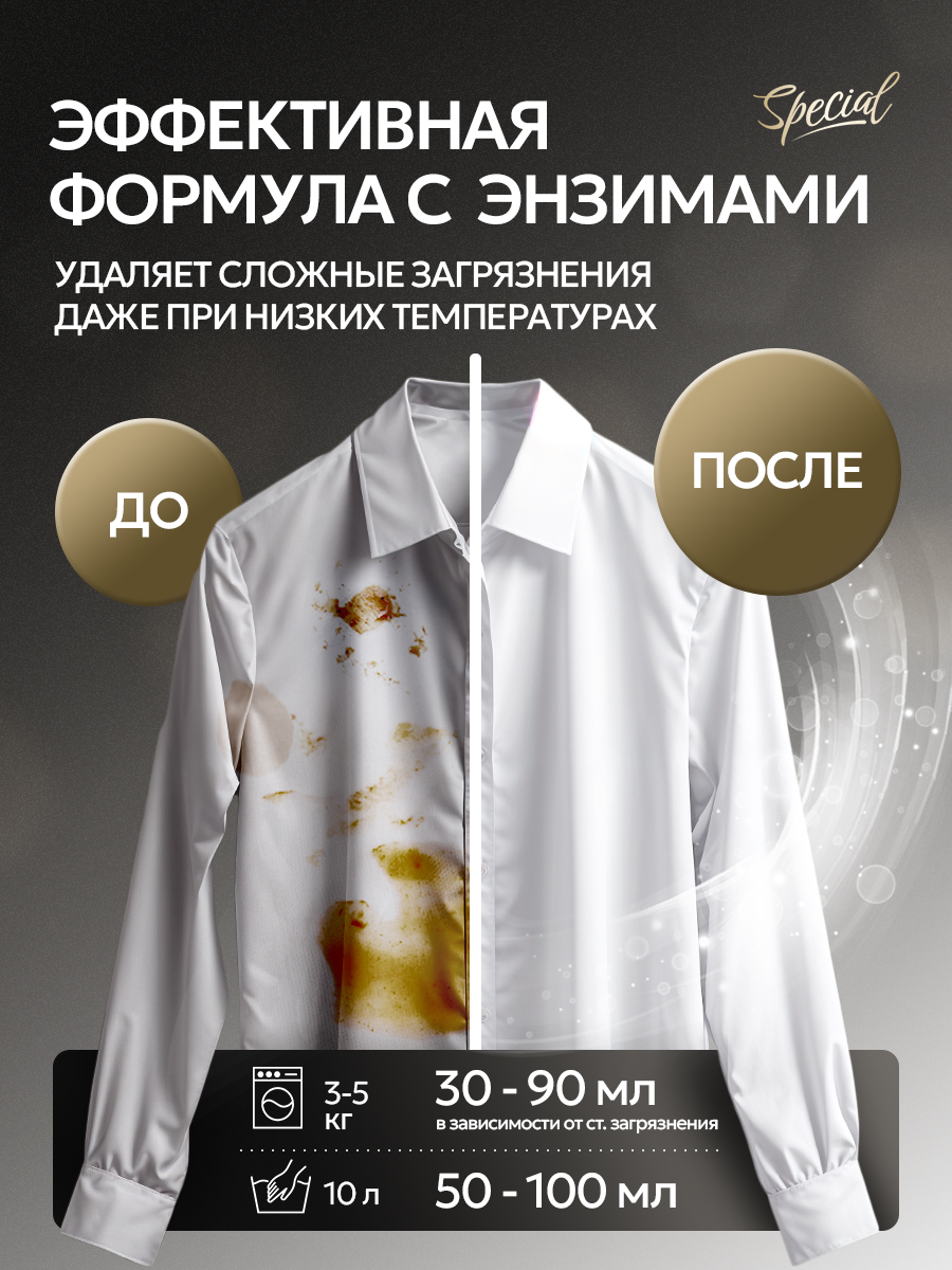 Гель для стирки 5 л SEPTIVIT Amber Neroli - фото 3