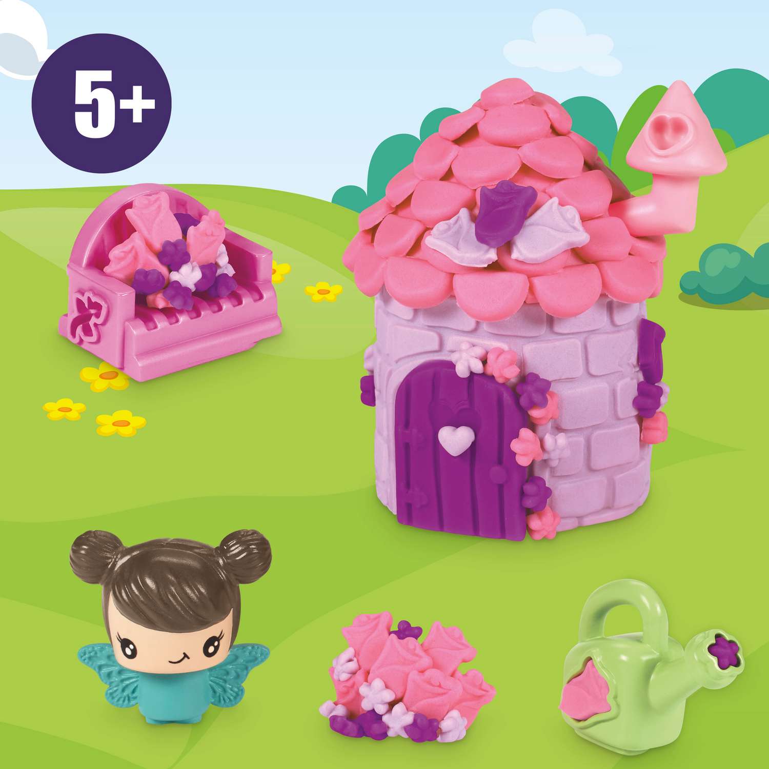 Пластилин Play-Doh Сказочный домик - фото 7