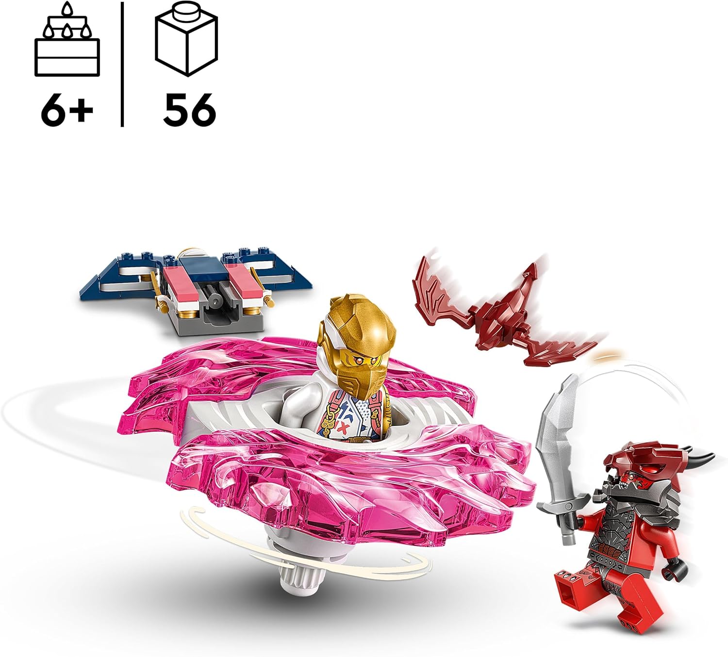 Конструктор LEGO NINJAGO Спиннер Кружитцу Дракона Соры - фото 2