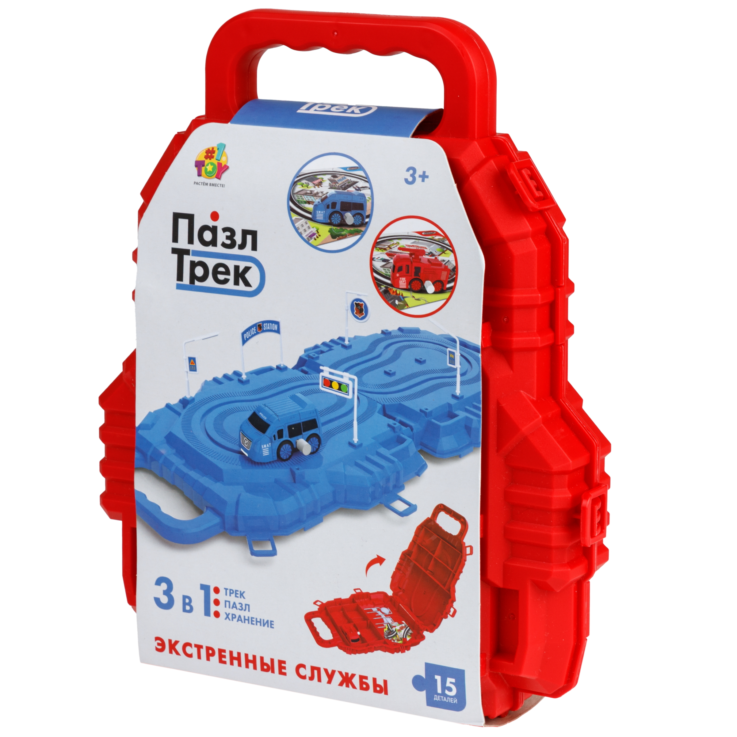 Трек 1TOY Пожарная машина Т26768-2 - фото 12