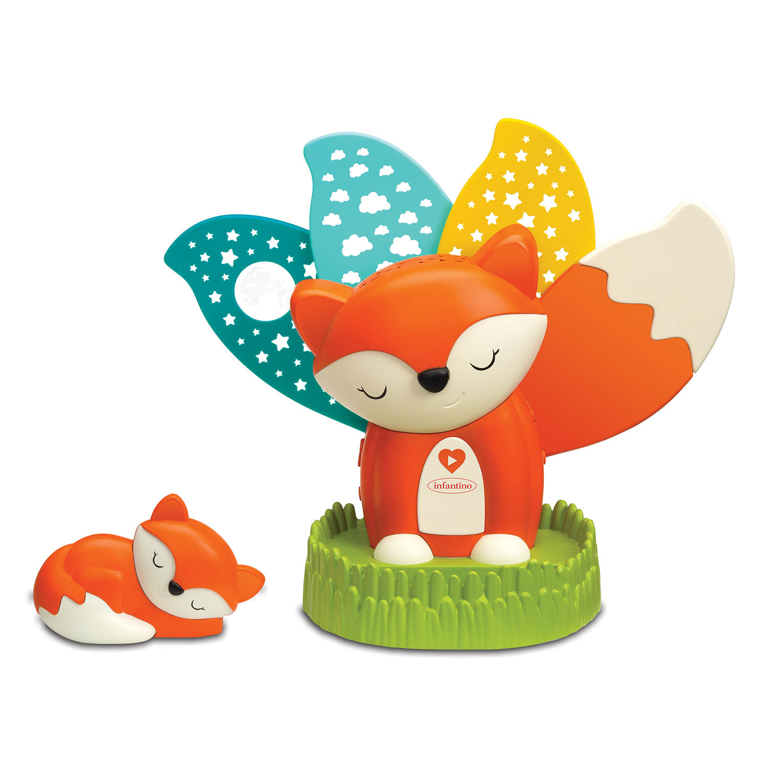 Игрушка проектор, ночник INFANTINO Музыкальный Милая лисичка - фото 1