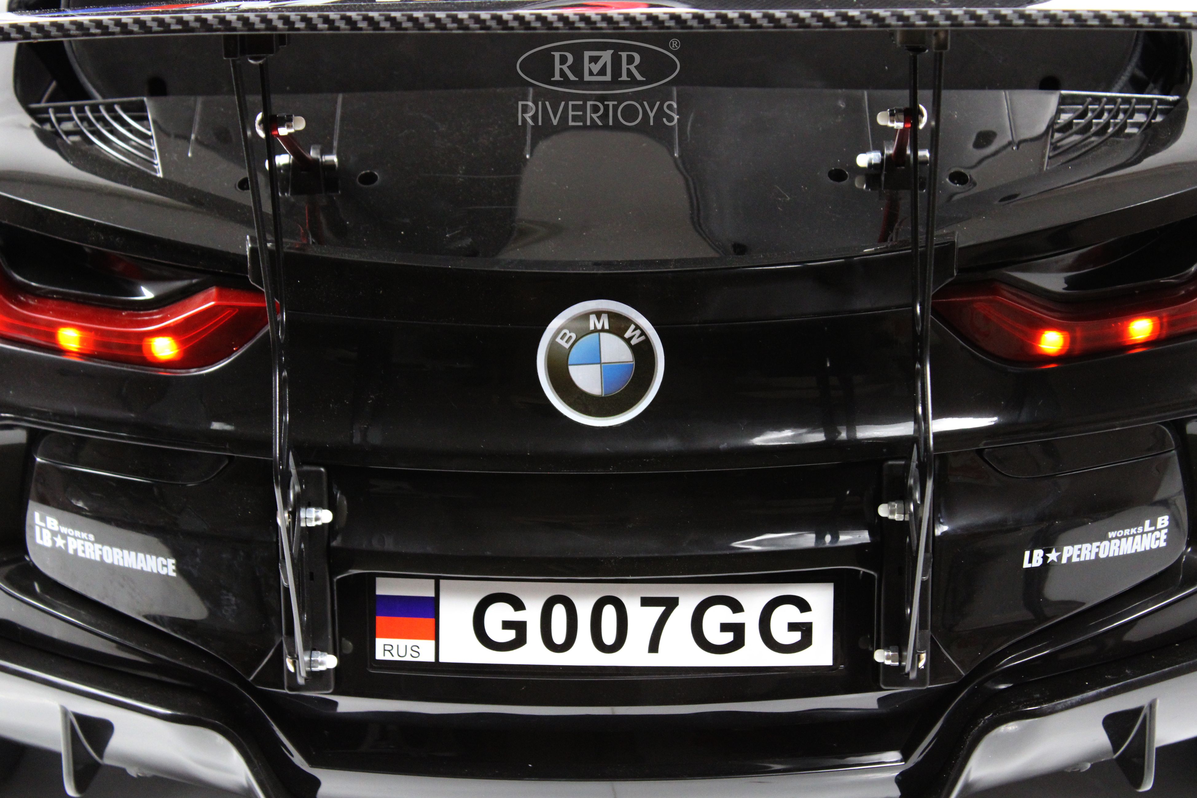 Электромобиль RIVERTOYS BMW G007GG-BLACK С пультом ДУ - фото 32