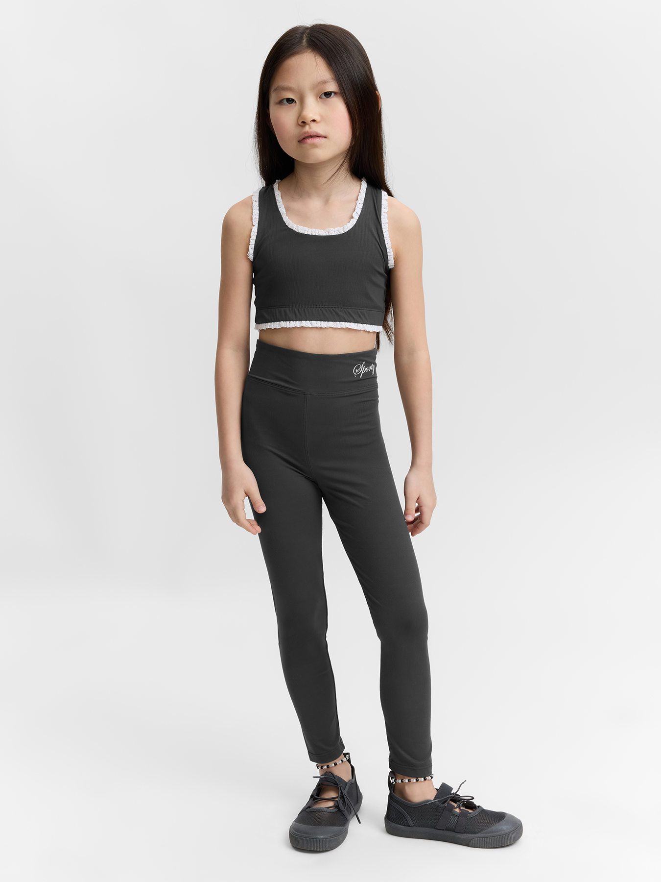 Топ и леггинсы Happy Baby 88585-1_dark-grey - фото 1