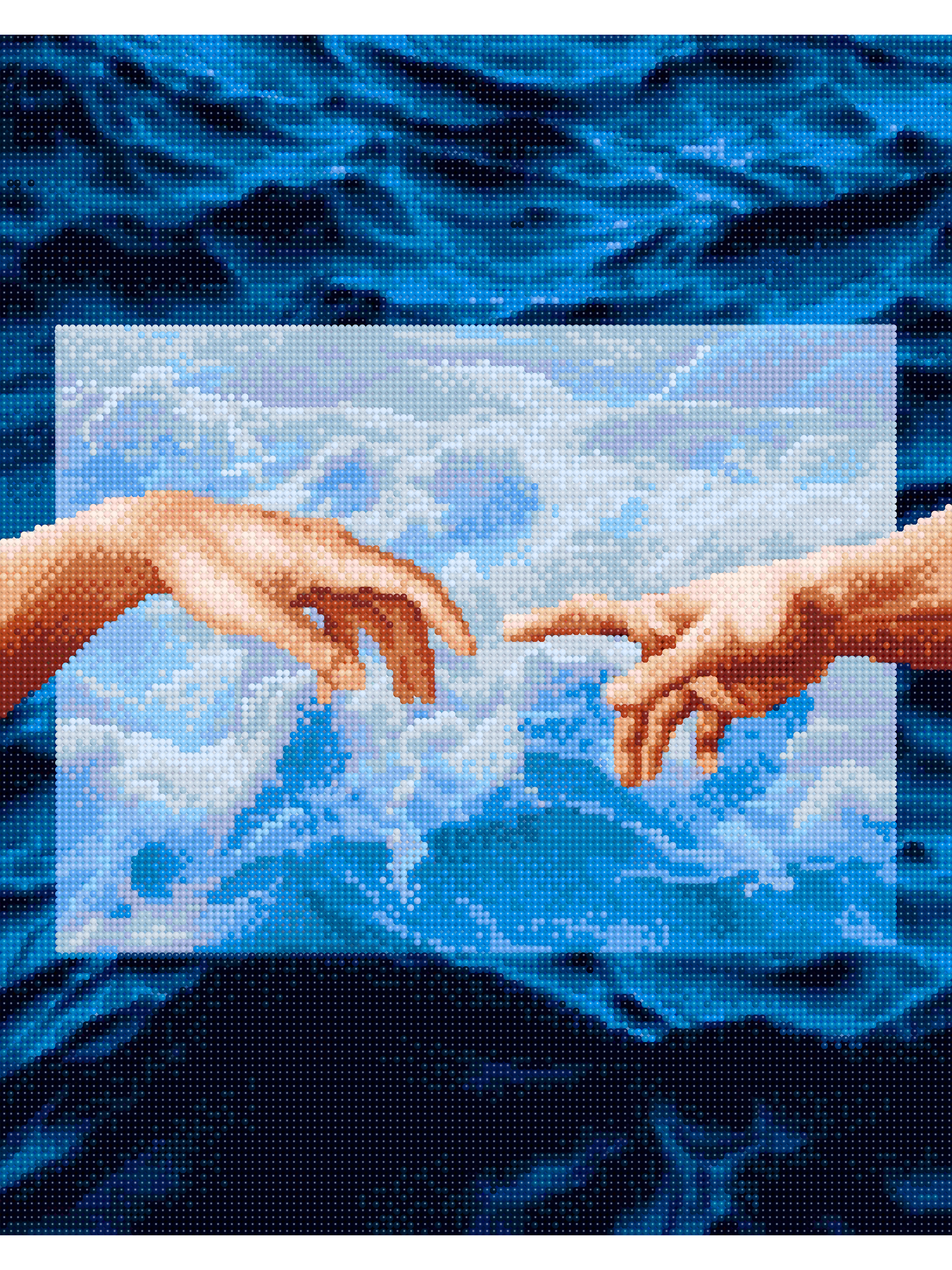 Алмазная мозаика Art sensation Касание рук - фото 2