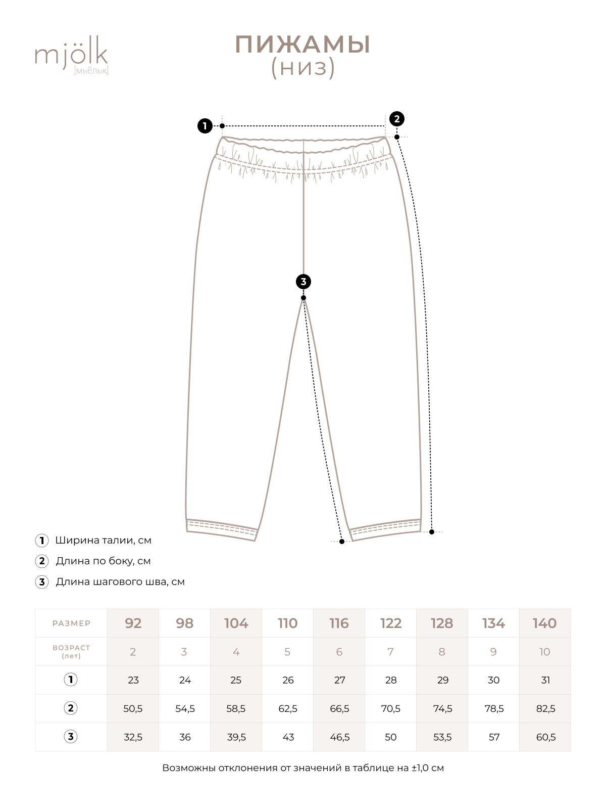 Пижама Mjolk 8592657 - фото 7