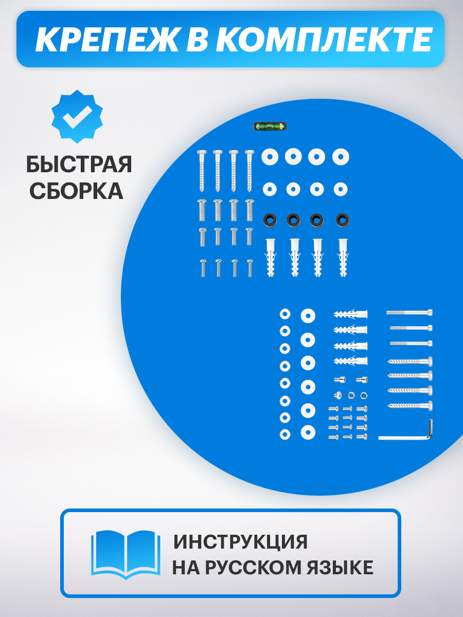 Кронштейн REXANT для телевизора 32-55 наклонно-поворотный двойное колено - фото 6