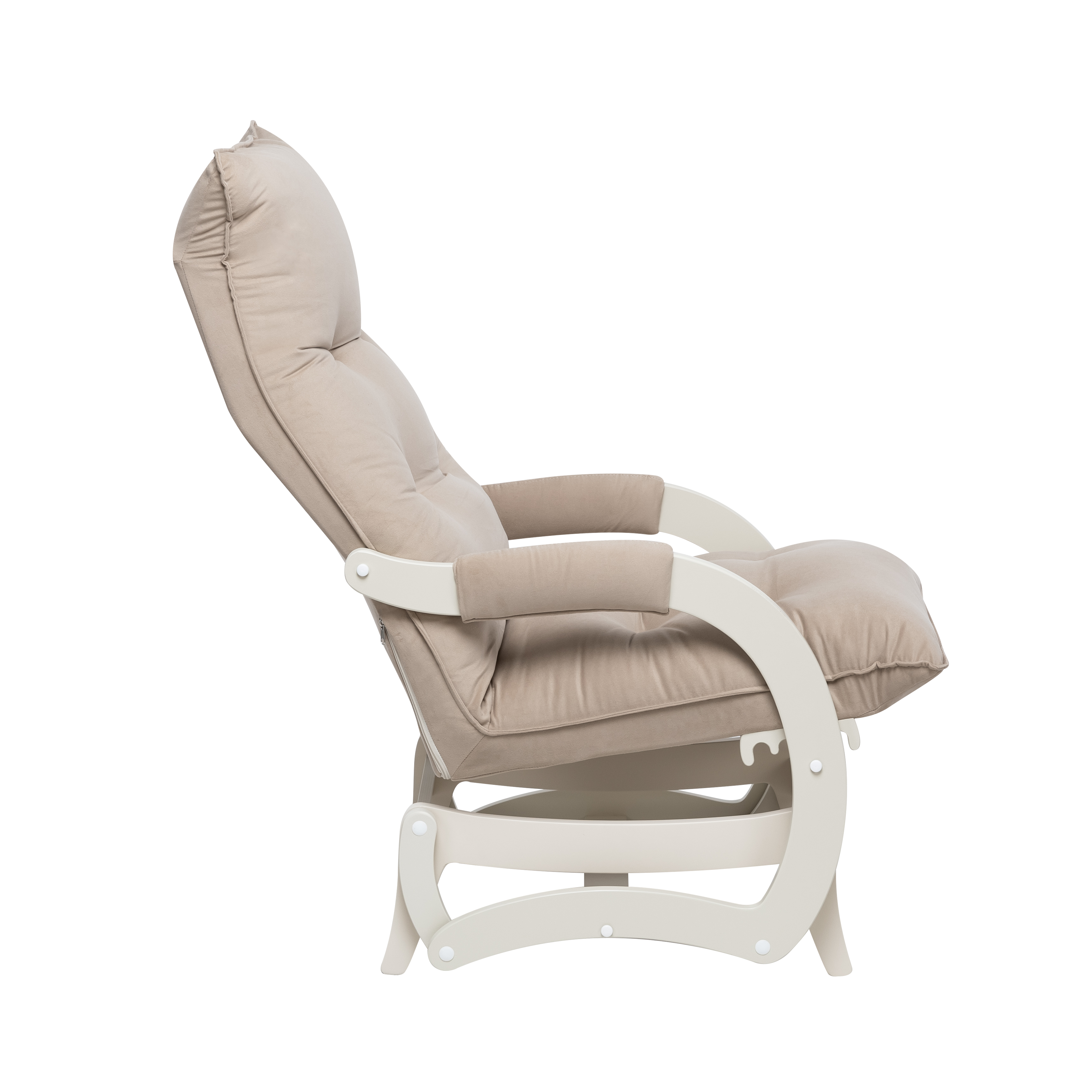 Кресло-качалка Leset Луно бежевый - фото 4