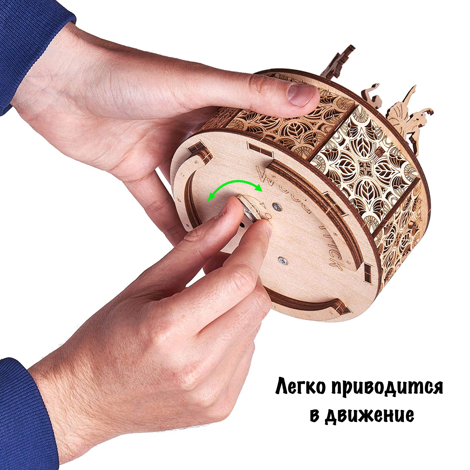 Конструктор Wood Trick Танцующие балерины деревянный 48 дет. - фото 3