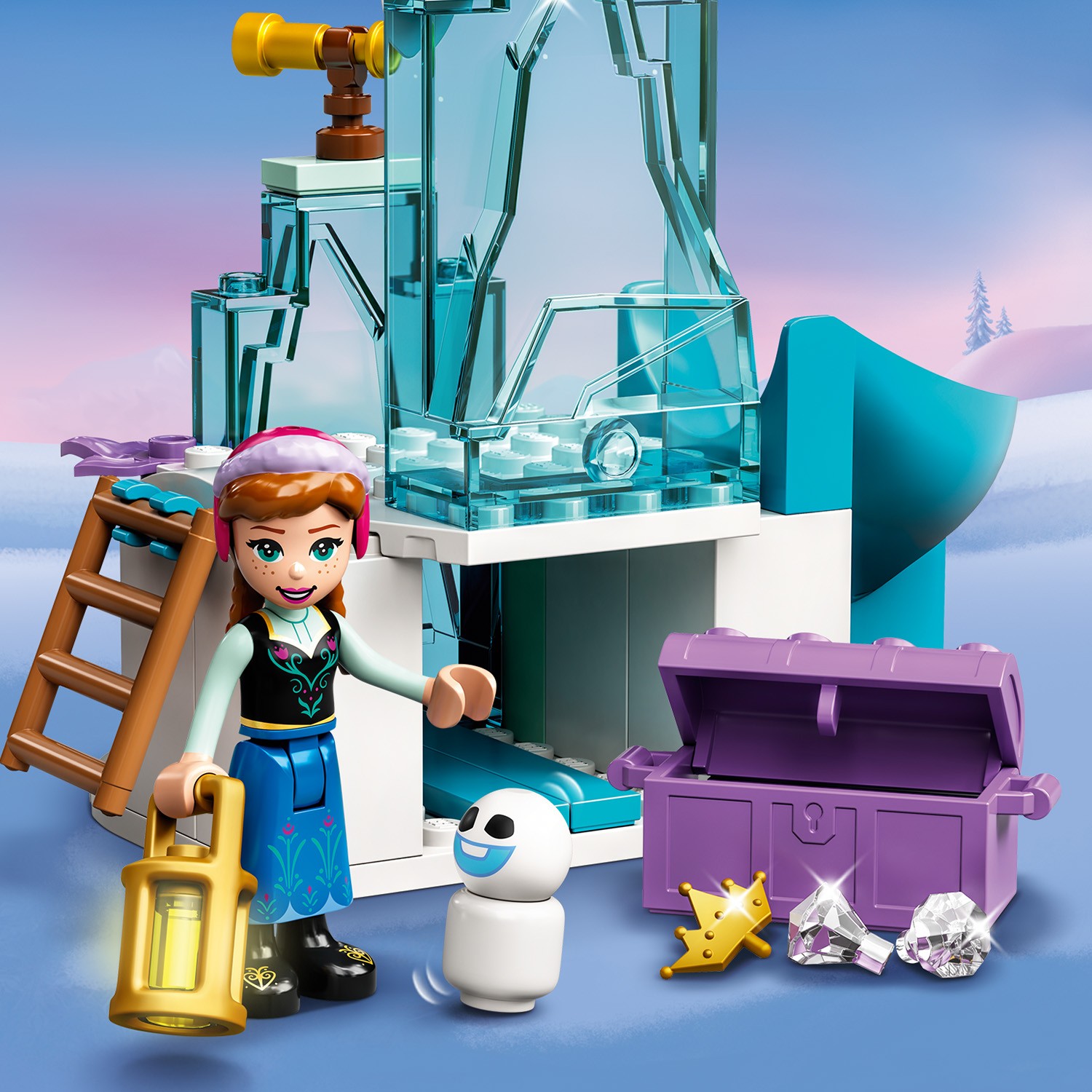 Конструктор LEGO Disney Princess Зимняя сказка Анны и Эльзы блочный - фото 10