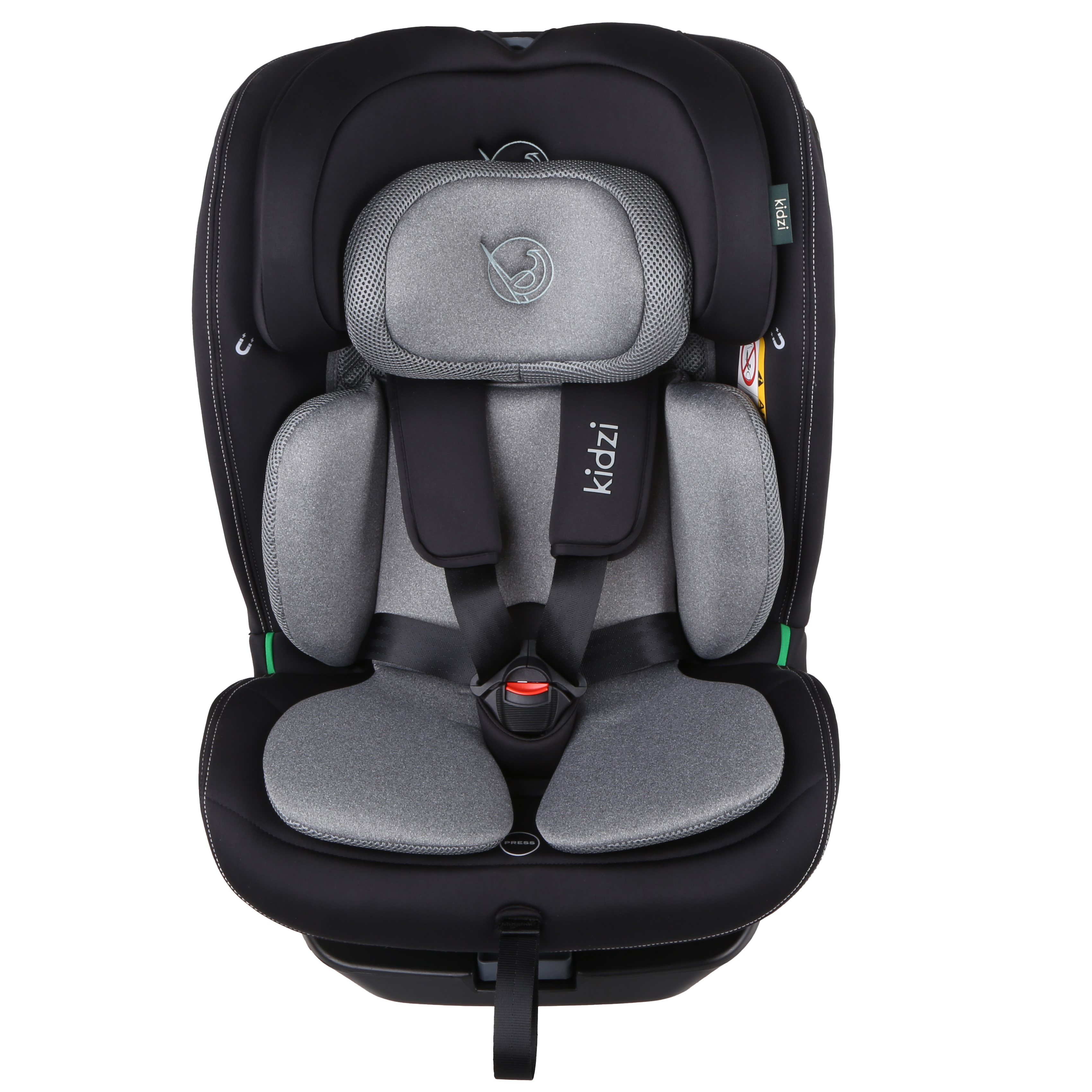 Автокресло Kidzi SPIN 360 i-SIZE Isofix 0+/1/2/3 (0-36 кг) серый - фото 9
