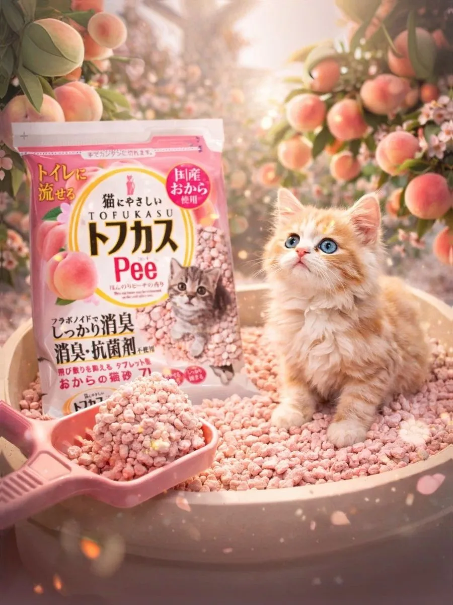 Наполнитель Japan Premium Pet 7 л 2 кг комкующийся, растительный, впитывающий - фото 3