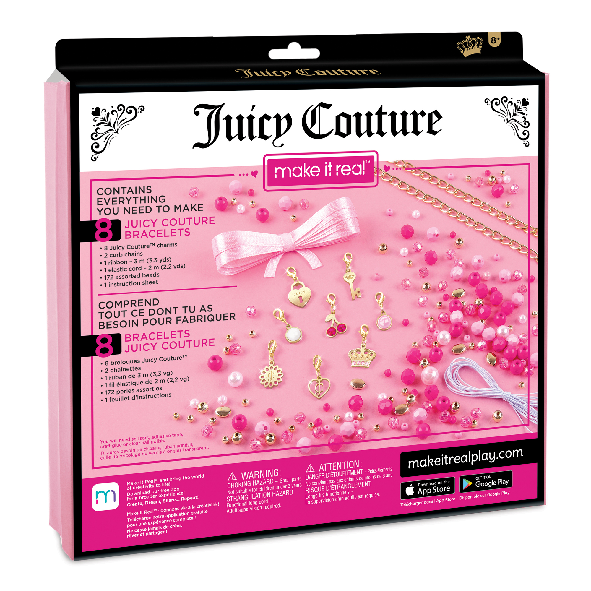 Набор для творчества Make it Real плетение розовый JuicyCouture - фото 9