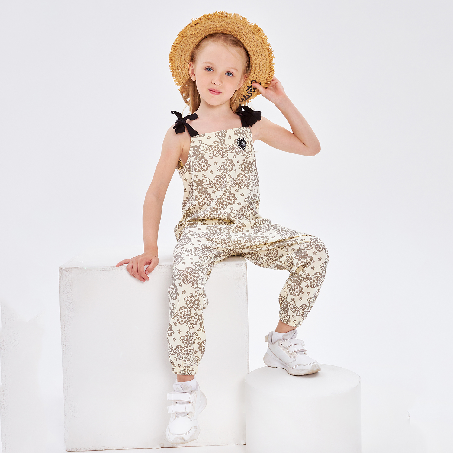 Полукомбинезон Lucky Child 143-30к/цветы/0-2 - фото 7