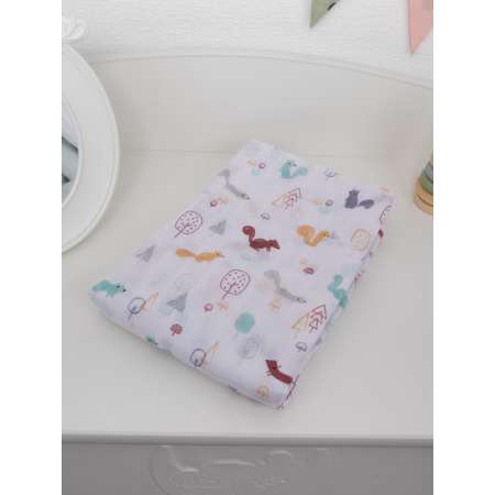Пеленка муслиновая Baby Nice для новорожденных 120Х120