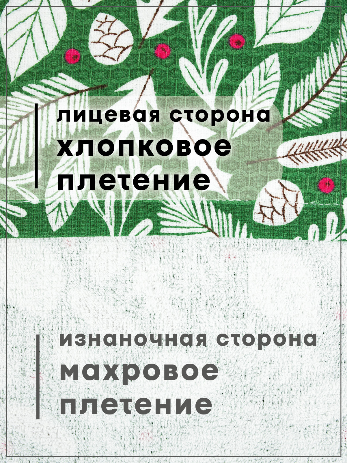 Комплект полотенец кухонных Wellness Нордик Набор_2 - фото 6