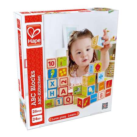 Игрушка Hape кубики ABC