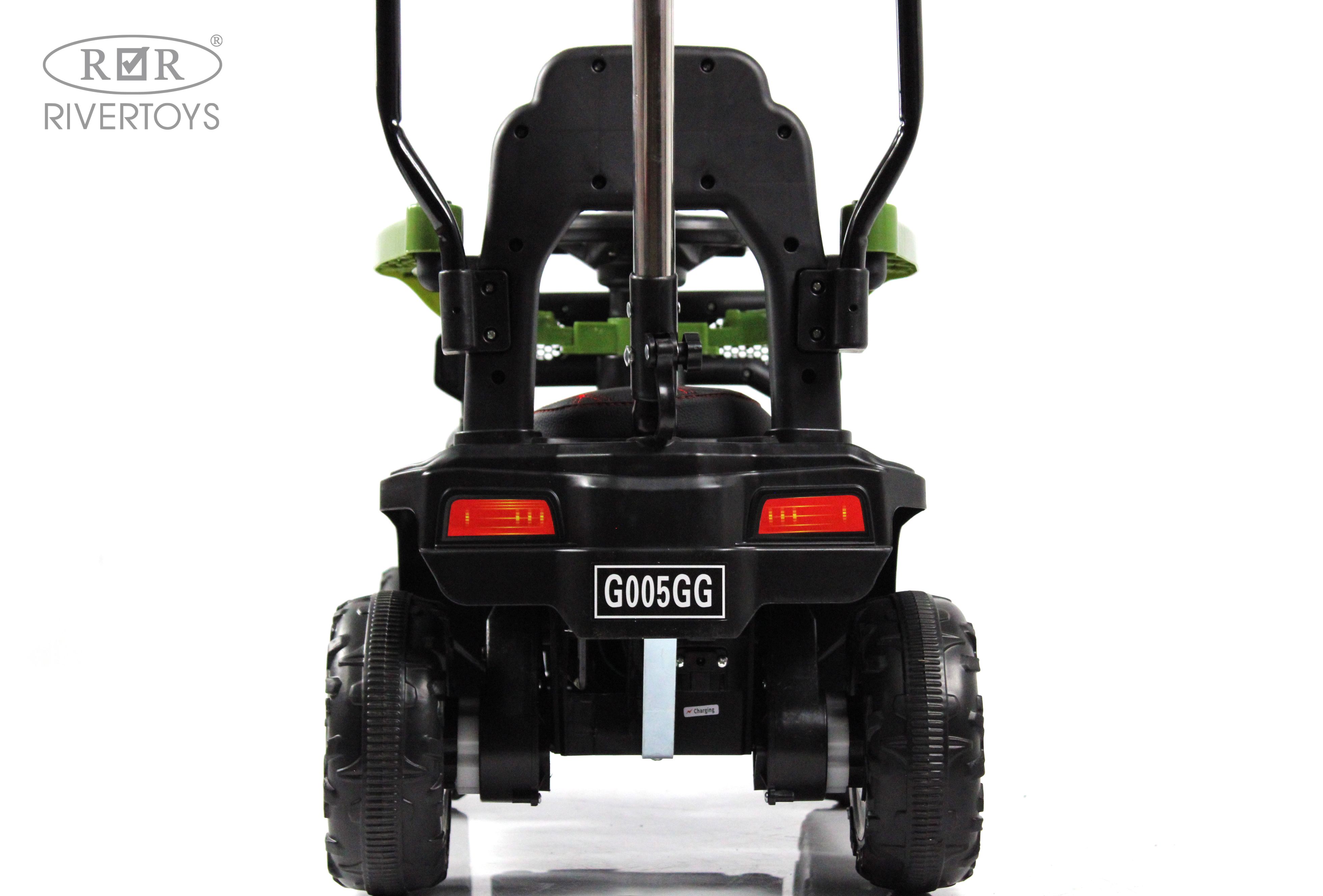 Электромобиль RIVERTOYS G005GG-GREEN С пультом ДУ - фото 23