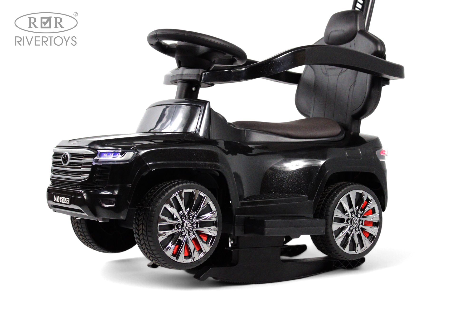 Электромобиль RIVERTOYS Toyota Z002ZZ-A-BLACK С пультом ДУ - фото 5