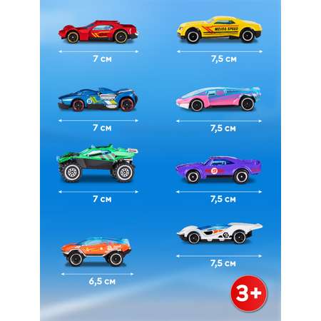 Игровой набор AUTODRIVE Машинки металлические 8шт