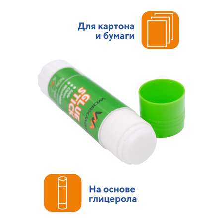 Клей-карандаш WORKMATE 36 г 2 шт.