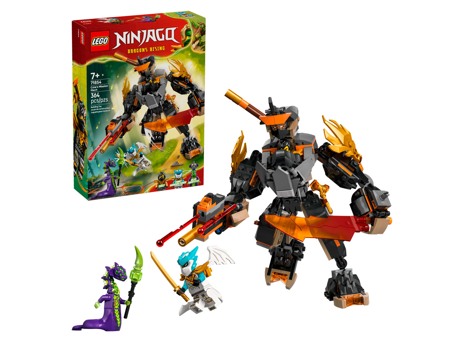 Конструктор LEGO NINJAGO Боевой робот 364 дет. - фото 1