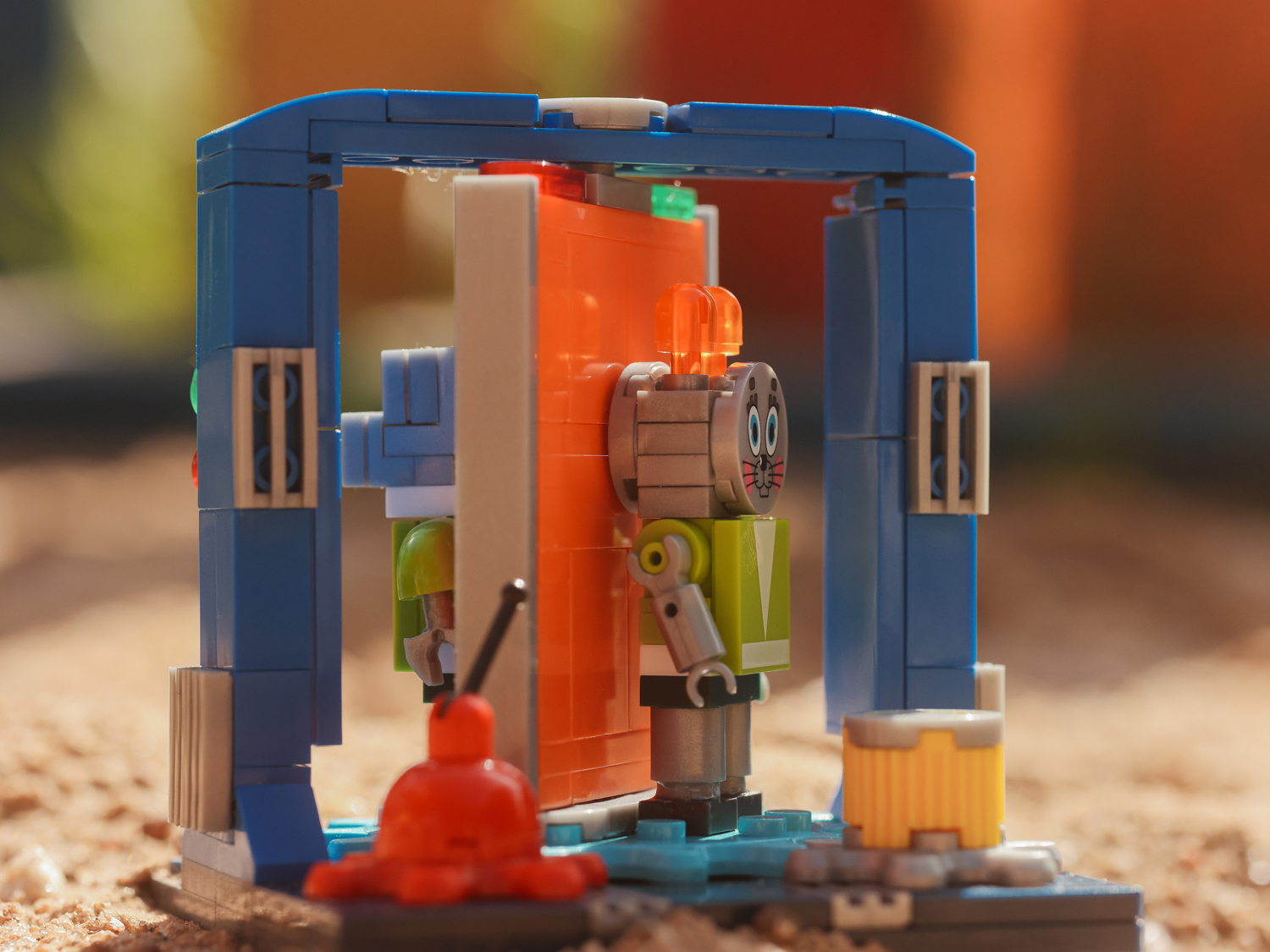 Конструктор brick labs Ну Погоди Дом Юного техника 578 дет. - фото 10