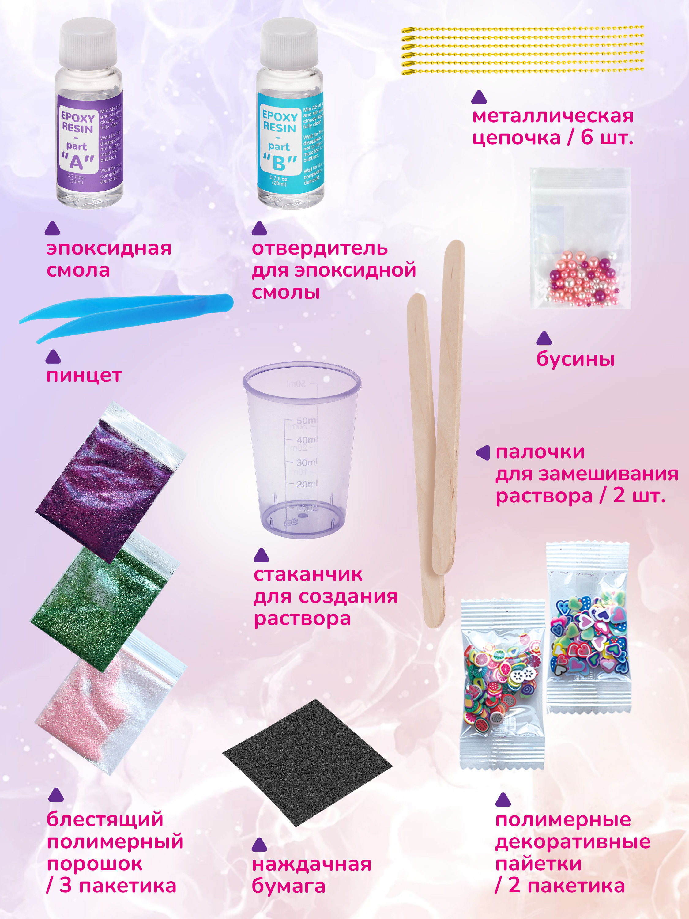 Набор для творчества ON TIME эпоксидная смола - фото 5