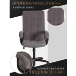Компьютерное кресло TETCHAIR флок ткань серый