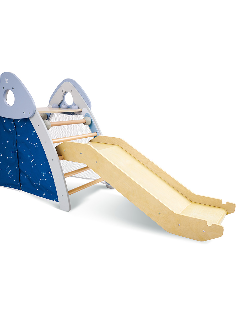 Детский игровой комплекс "4-в-1" Hape Пиклер с горкой, скалодром E1222_HP - фото 9