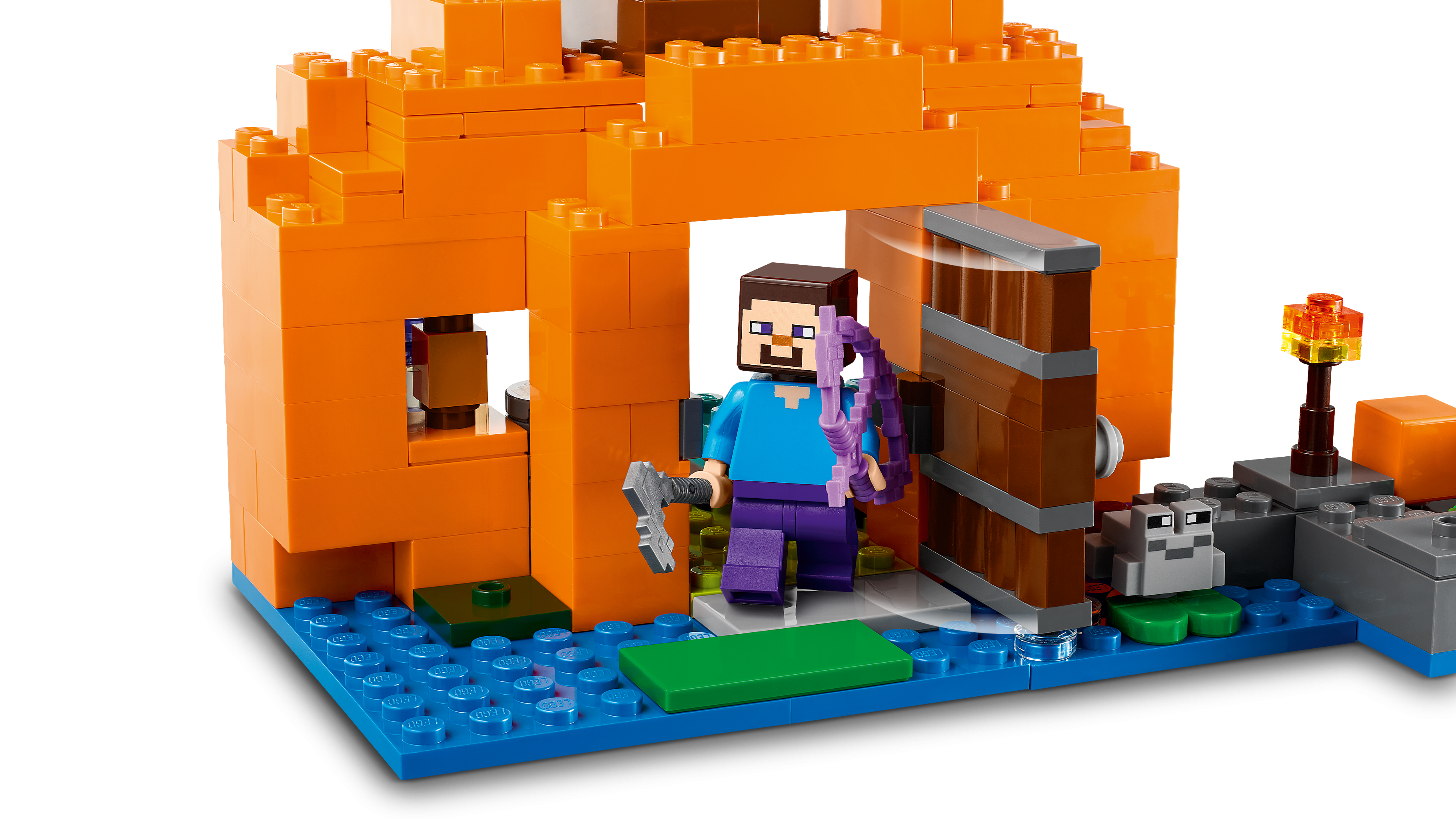 Конструктор LEGO Minecraft The Pumpkin Farm 257 дет. - фото 4