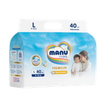 Подгузники MANU Premium L (9-14) 40 шт.