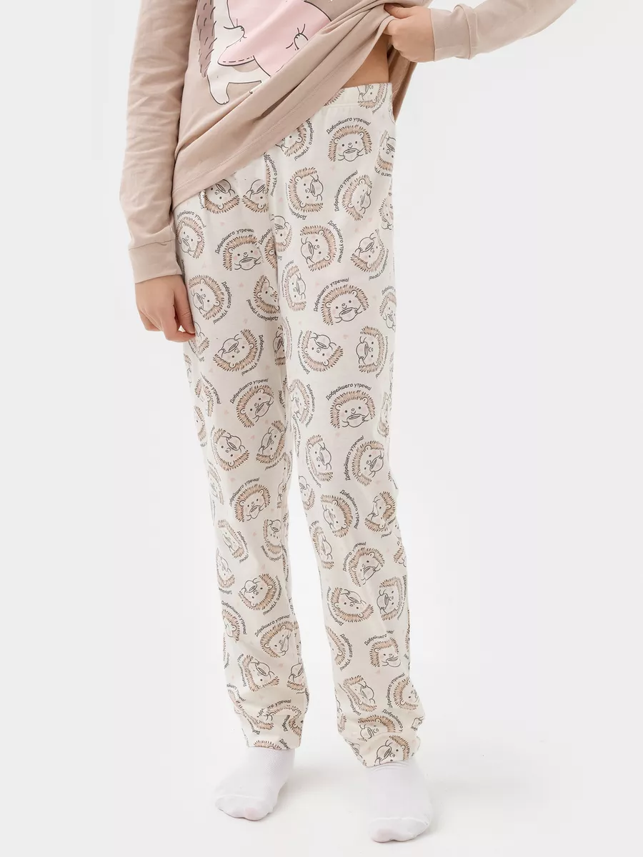Пижама Mark Formelle (Марк Формэль) 567720/бежевый +ежики на молочном - фото 9