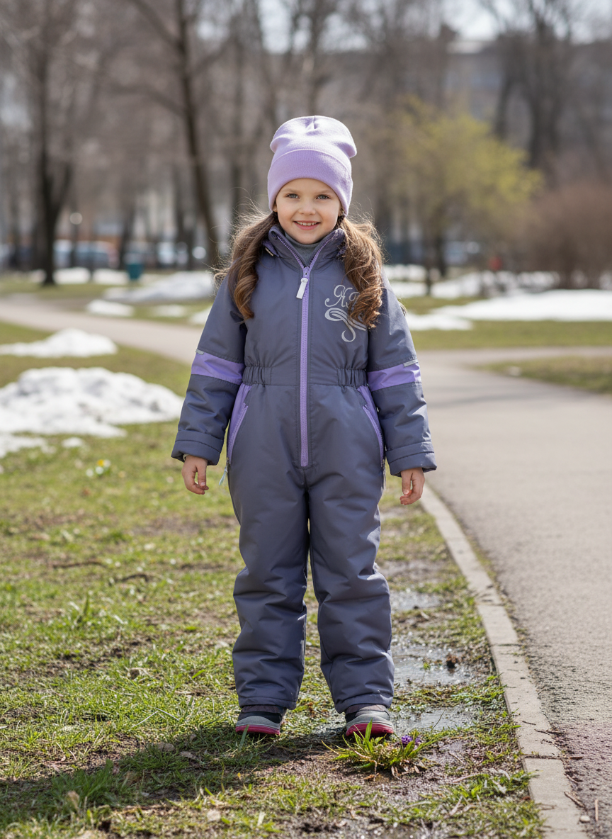 Комбинезон Arctic kids 30-041/2 сирень - фото 2